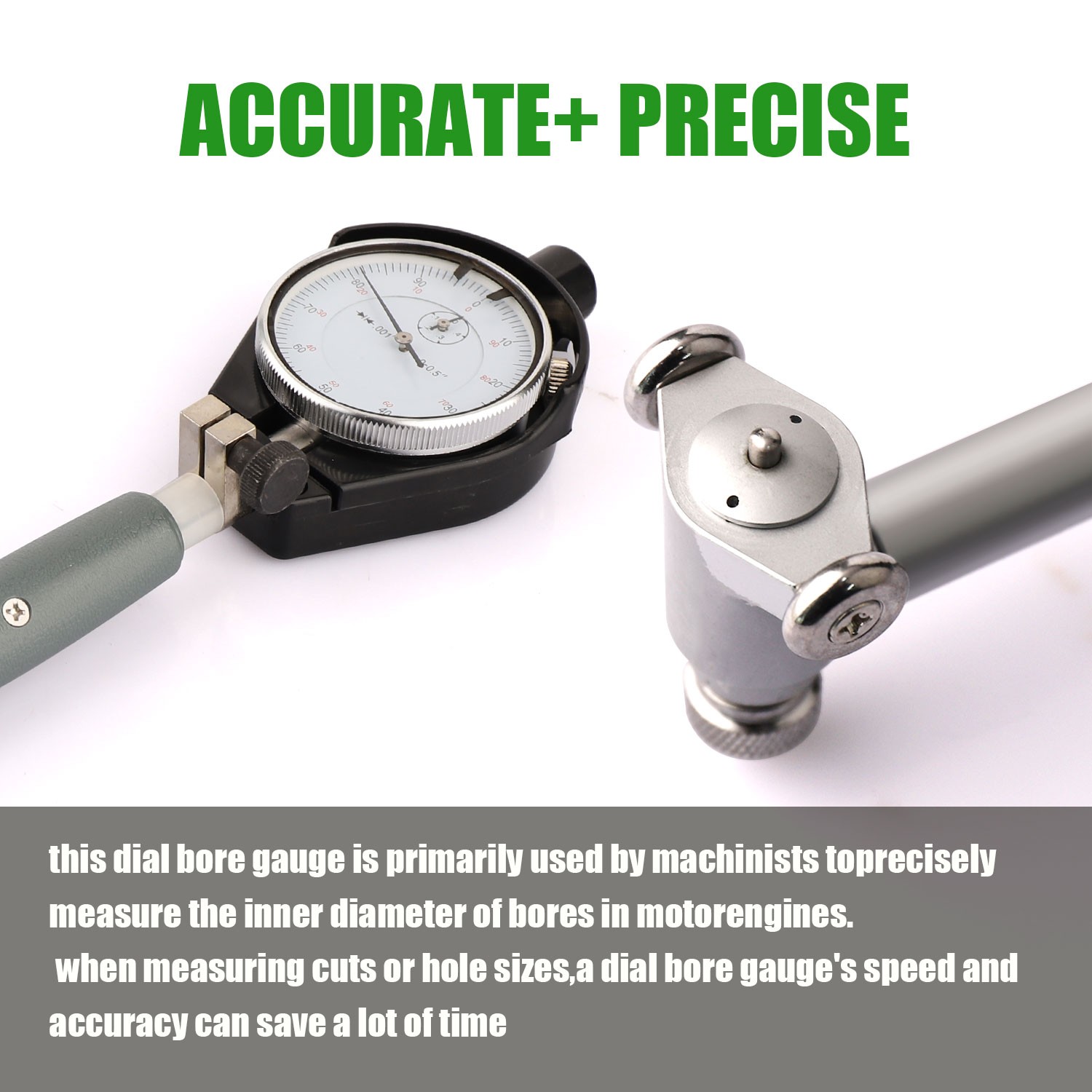 2-6″(0.001″) Dial Bore Gage Gauge .0001″ Engine Cylinder Measuring Hole New