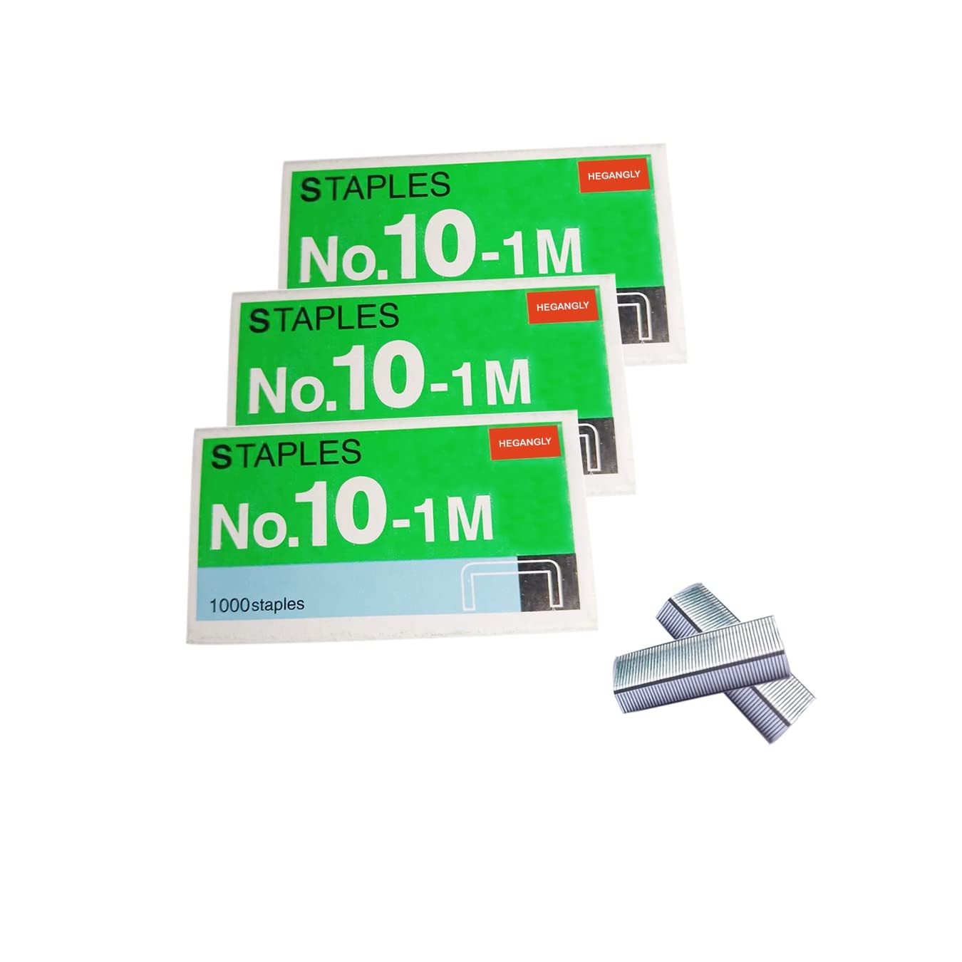 3000pcs No.10 Staples, for Max HD-10D,Swingline Tot Mini Stapler, and Other M…