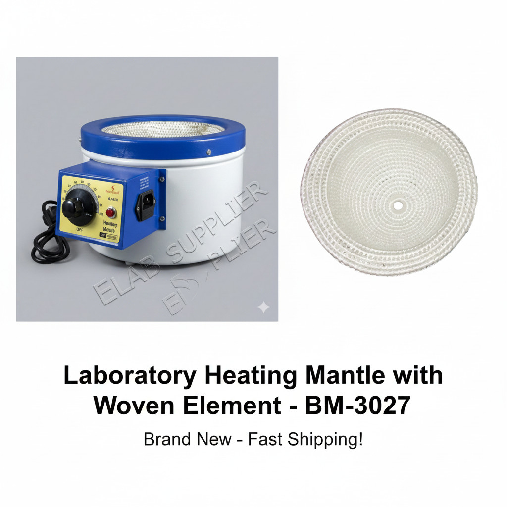 110v LABORATORY HEATING MANTLE WITH EXTRA ELEMENT 1000ML FOR ROUND BOTTOM FLASK