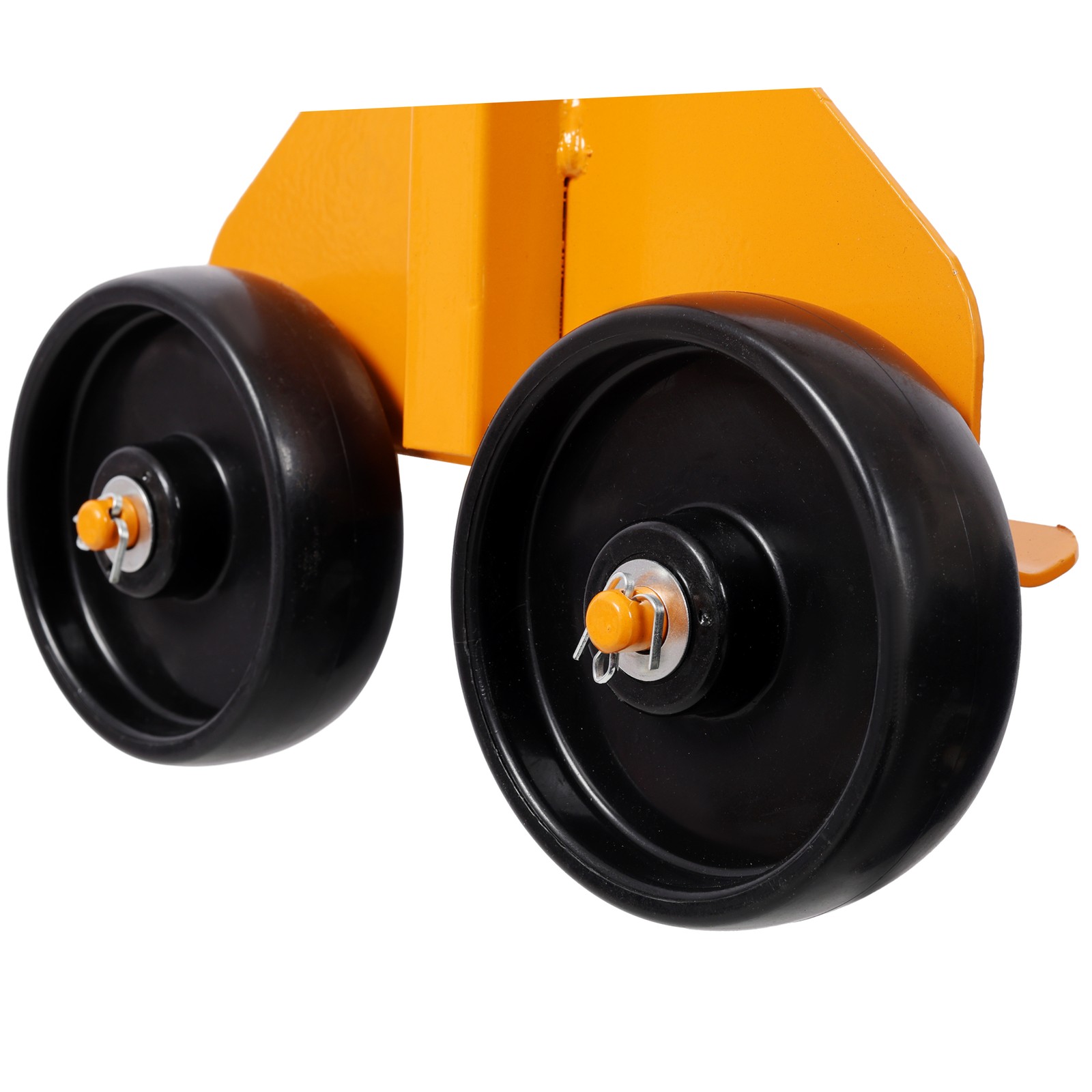 220lb Capacity Steel Frame Drywall Dolly Cart with 4 Swivel Wheels