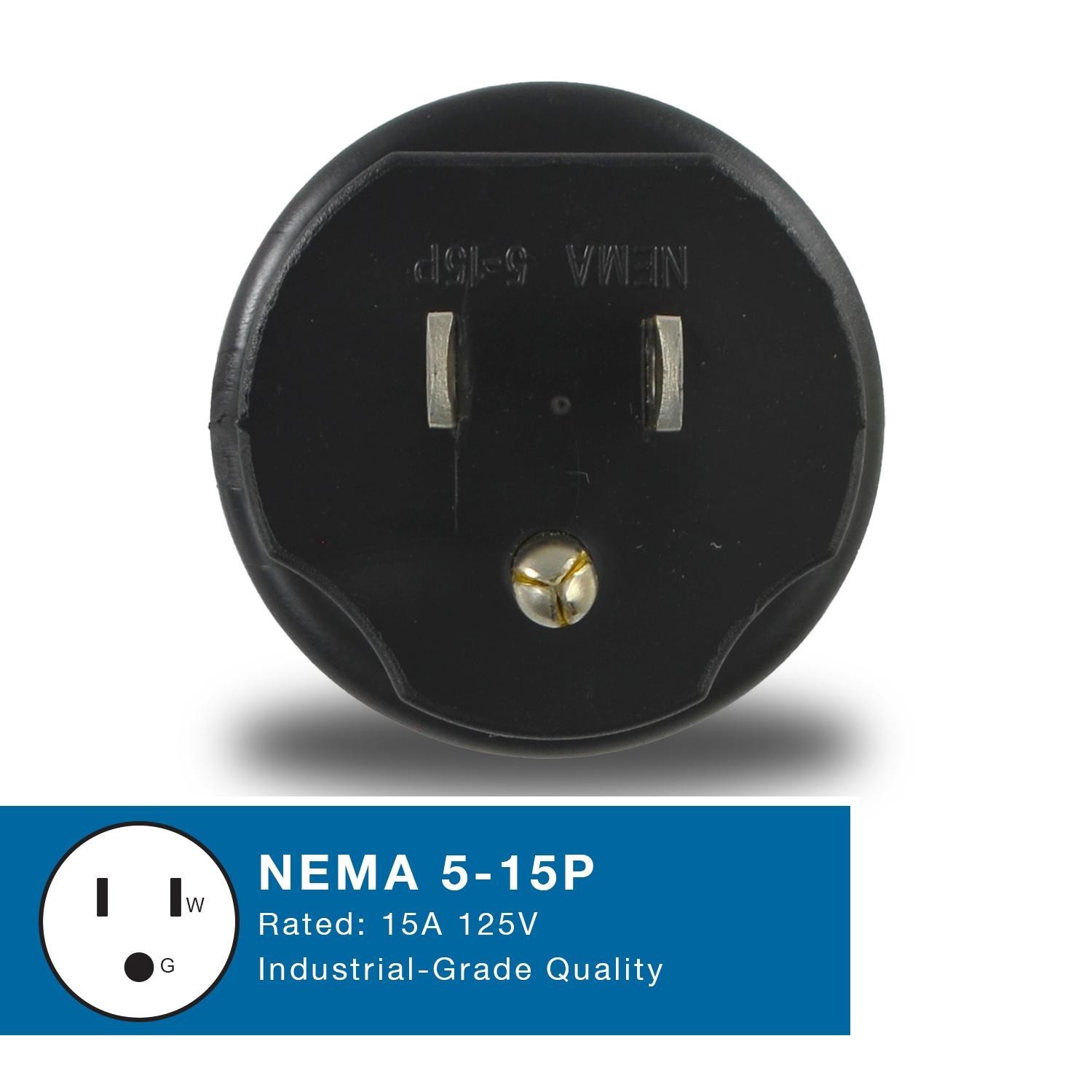 Conntek 30222-BK Plug Adapter NEMA 5-15P to L5-30R