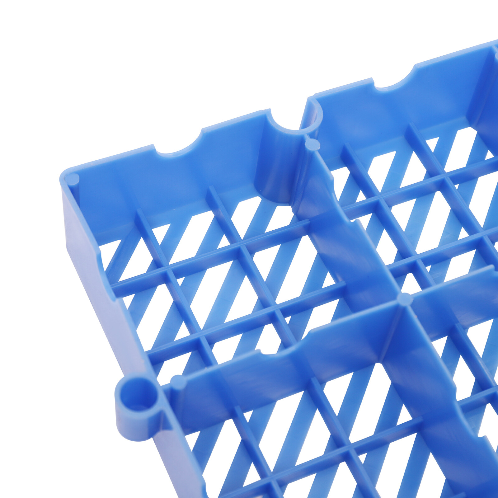 6Pcs 15.7*15.7*1.9in Plastic Pallet Ventilation Floor Pallet Breathable Grid Pad