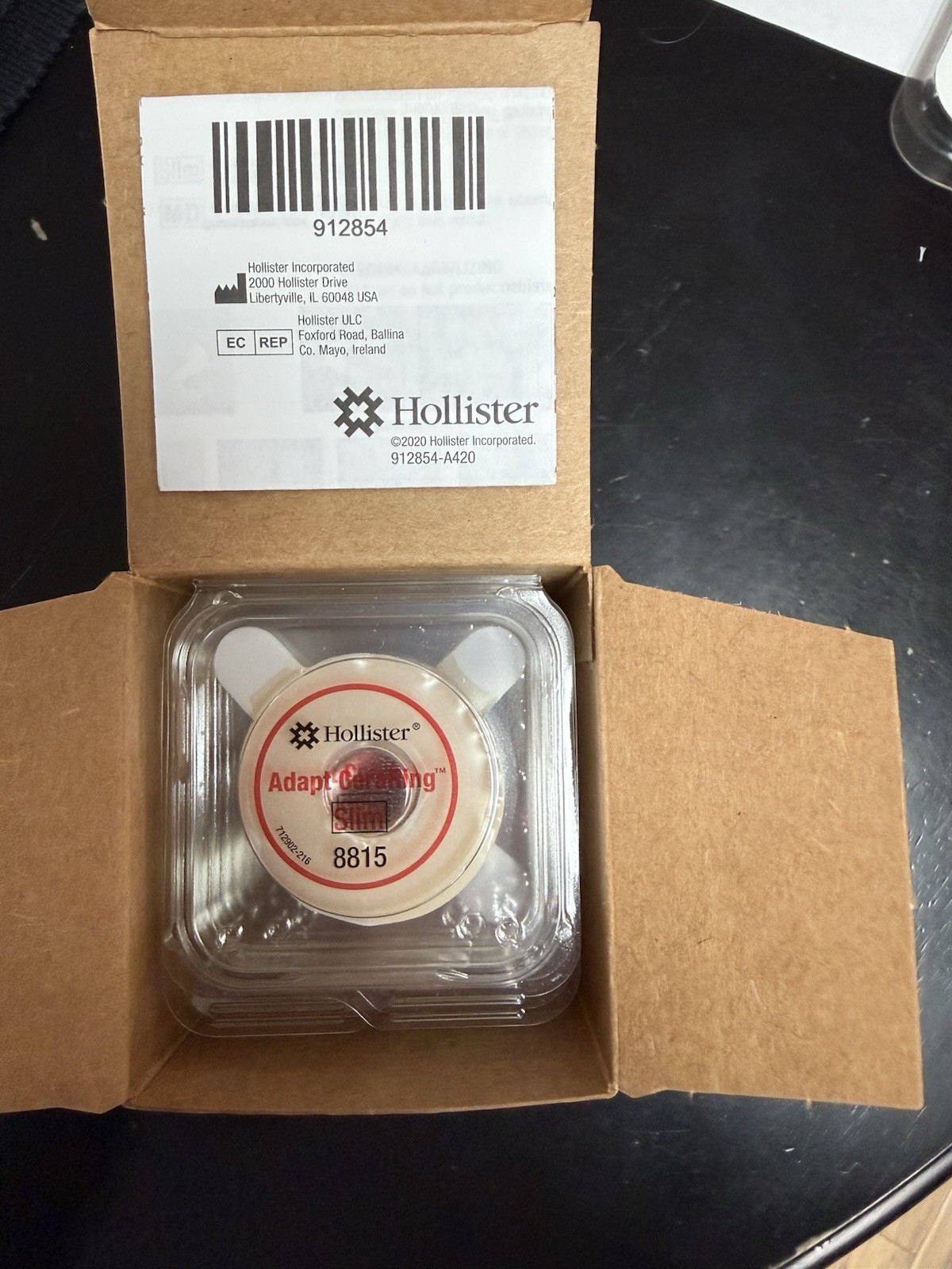 Hollister Adapt CeraRing Slim Ostomy Barrier Ring 2″ (48mm) 8815 10 Units