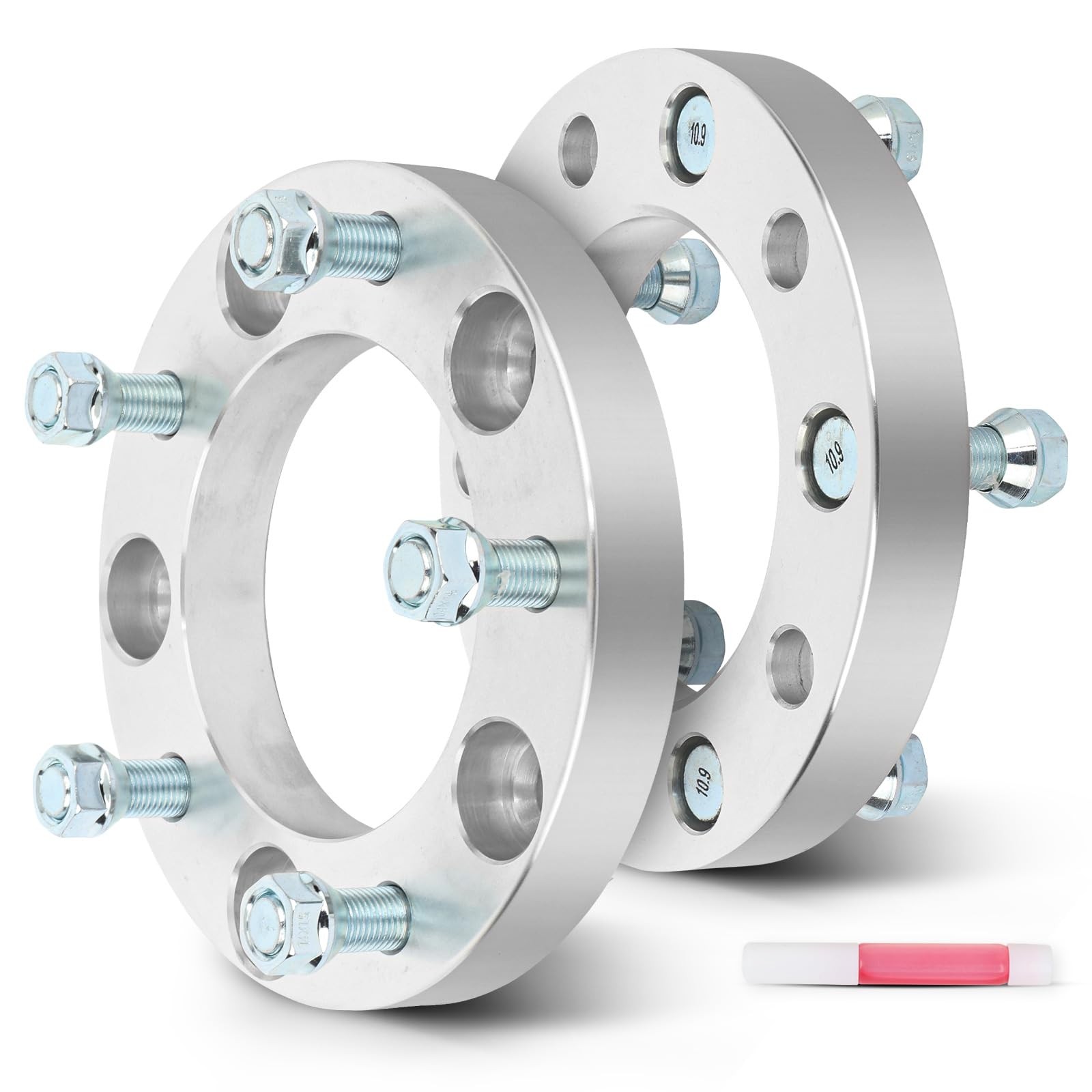 2Pcs 1in Wheel Spacers 5×150 14×1.5 Studs 110mm for Land Cruiser Sequoia Tundra