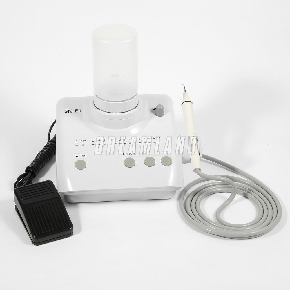 SK-E1 Dental Ultrasonic Electric Scaler 2*Water Bottles Fit Cavitron EMS Tips