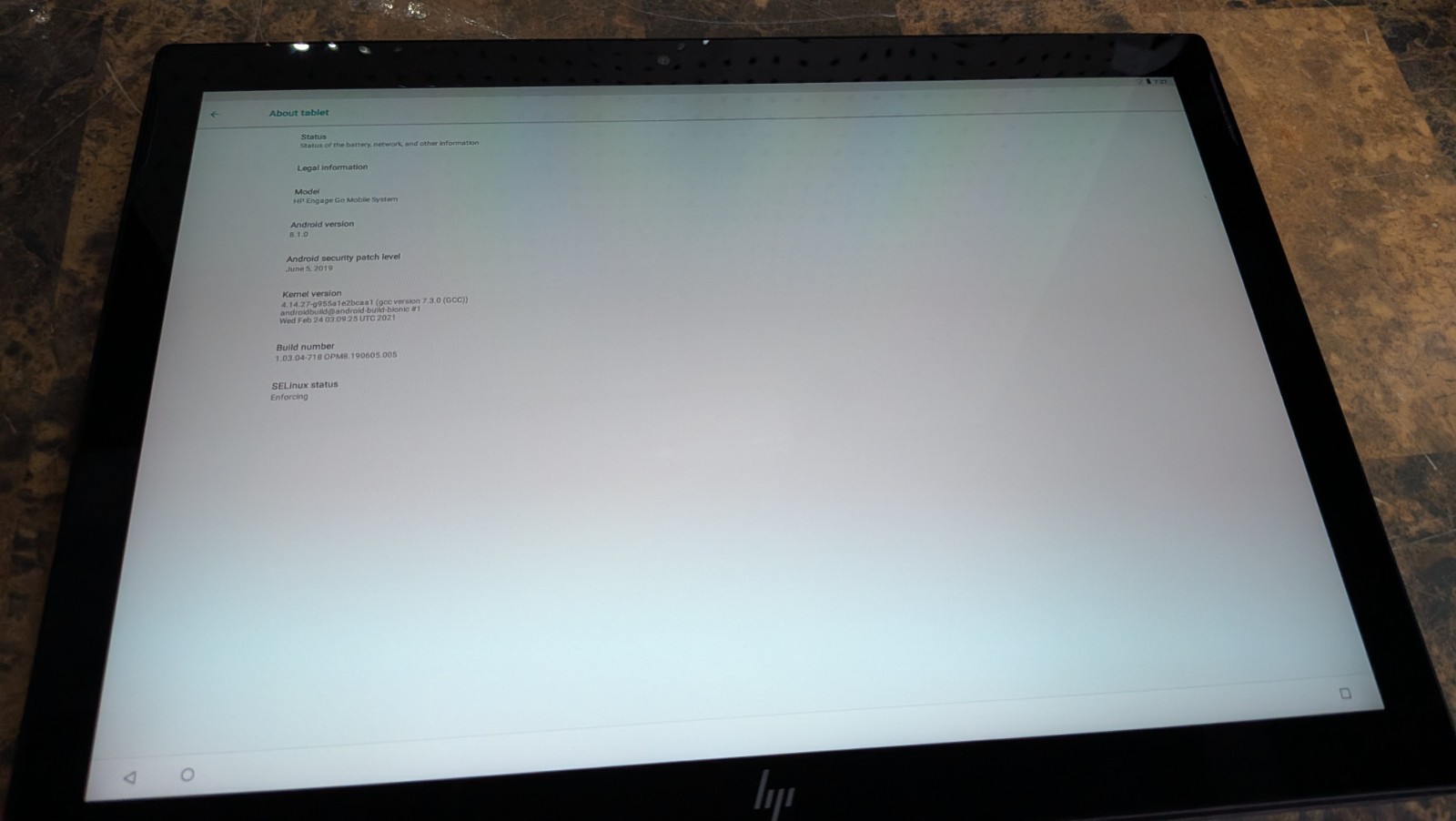 HP Engage Go Mobile System 12.3″ Touchscreen i5-7Y57 8GB RAM 128GB SSD ANDROID