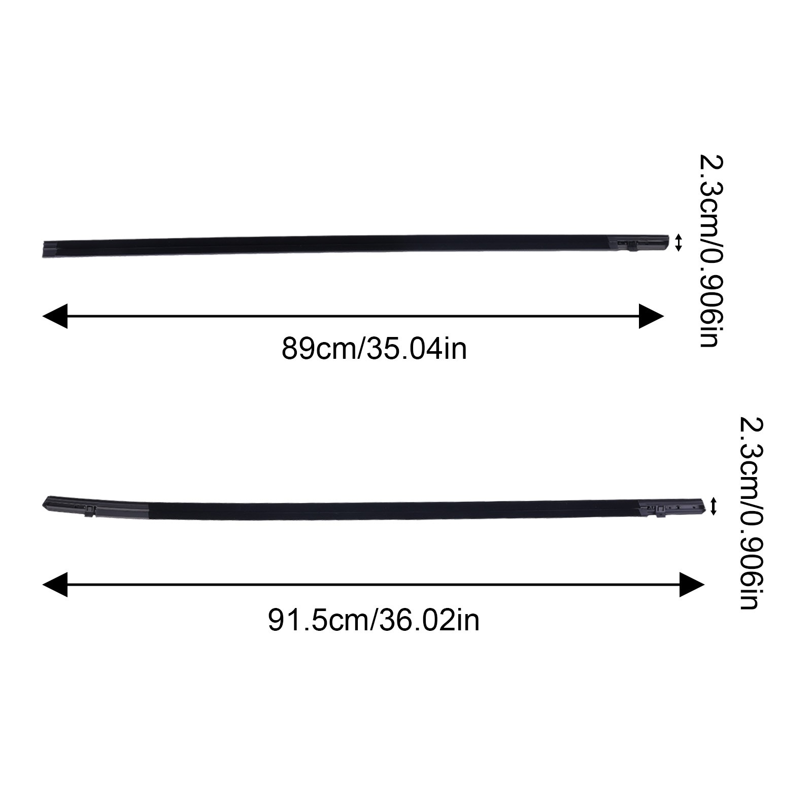 4Pcs For 2016-2021 Honda Civic Sedan Window Weatherstrip Moulding Seal Belt New