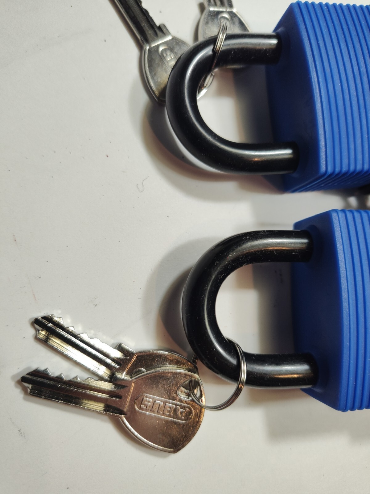 ABUS 70IB/50 MK KD Keyed Padlock, 59/64 in,Rectangle,Blue 5UKK2