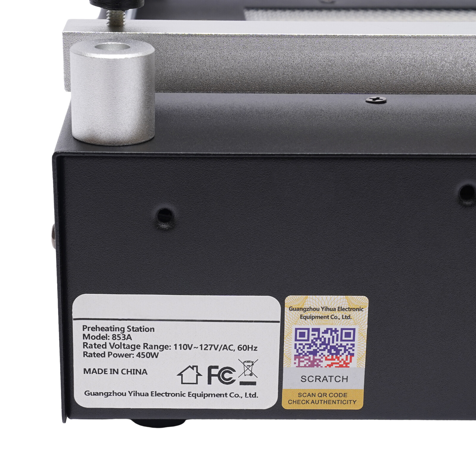 YIHUA 853A BGA IR Infrared Preheating Rework Station Hot Plate Preheater