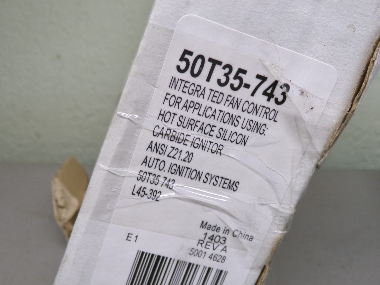 WHITE-RODGERS 50T35-743 FURNACE CONTROL CIRCUIT BOARD B18099-13