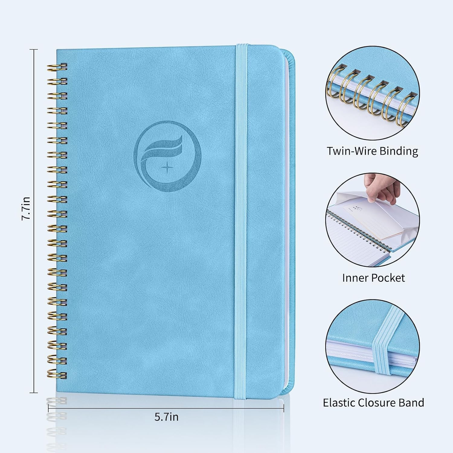 Address Book with Alphabetical Tabs, Large Print for Seniors 5.7″X7.7″ | Spiral