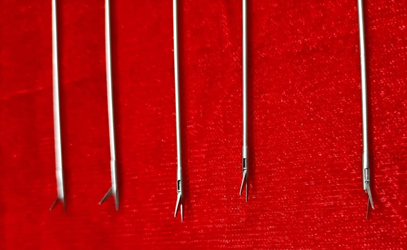 Hysteroscopy Semi Rigid Scissor 5fr 40cm With Black Rotar Best Quality – 5pc