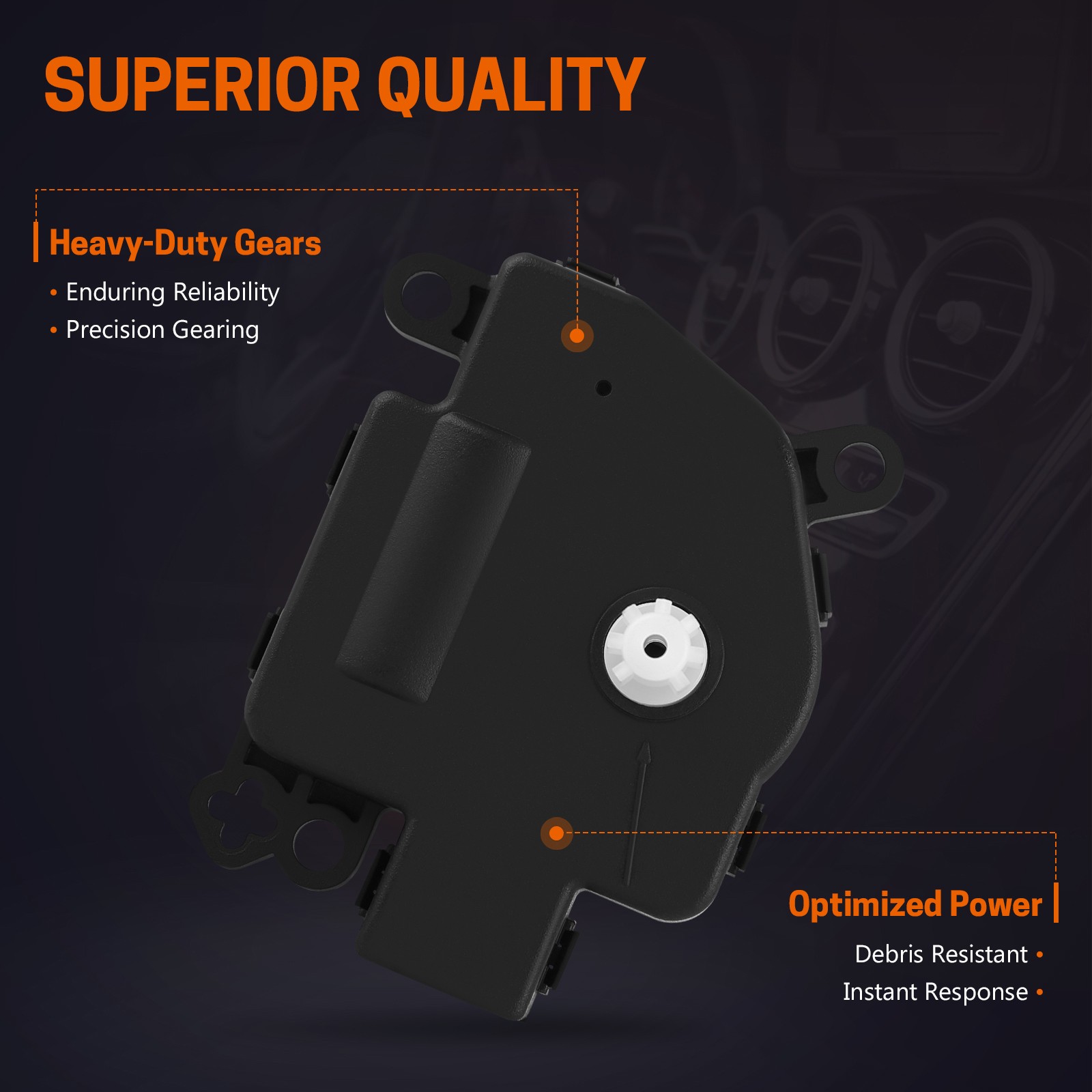SINTLY Main HVAC Blend Door Actuator for Jeep Grand Cherokee Dodge 11-13 604-045