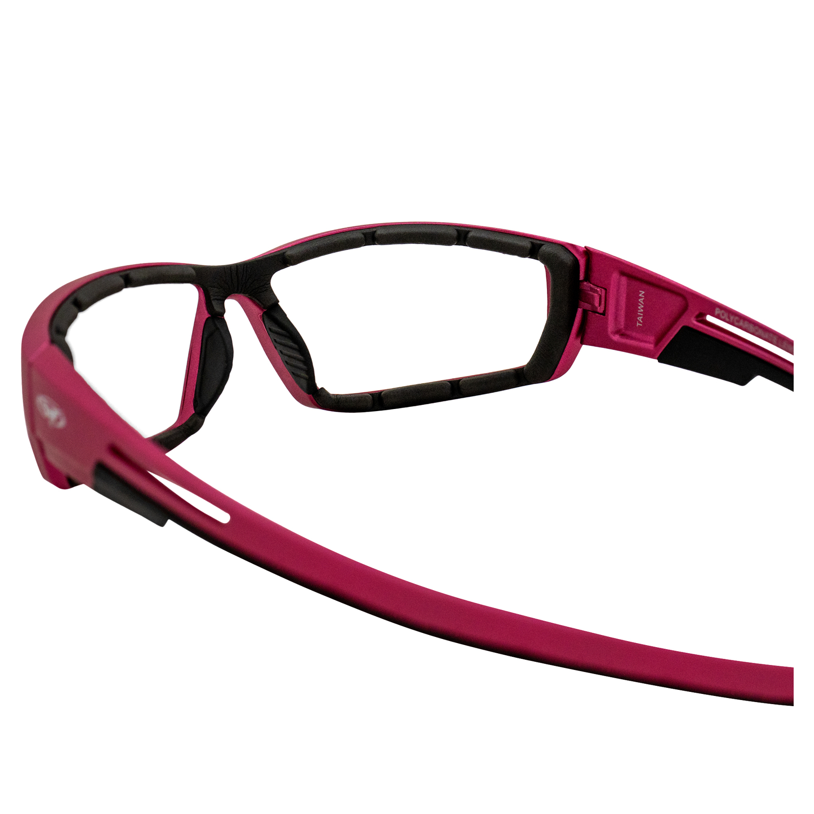 Global Vision Sly Padded Motorcycle Glasses 2 Pair Pink Purple Clear/Smoke Lens