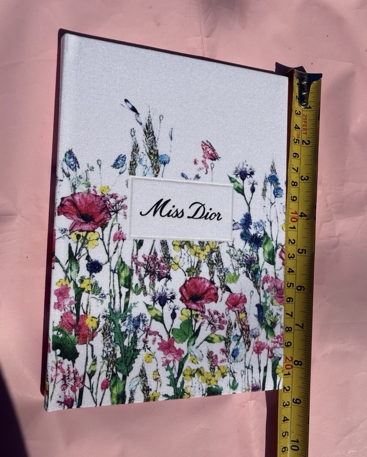 Miss Dior NOTEBOOK Floral Cover Blank Journal Notebook Writing Journal Rare