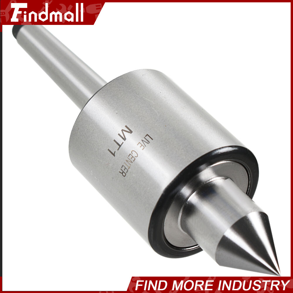 MT1 Live Center Morse Taper 1MT Triple Bearing Lathe Medium Duty CNC