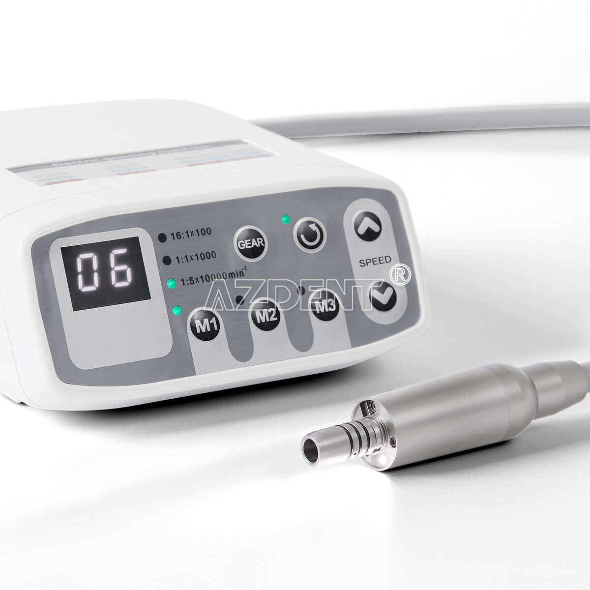 AZDENT Dental Electric Brushless LED Micro Motor/1:5 Increasing Handpiece NEW