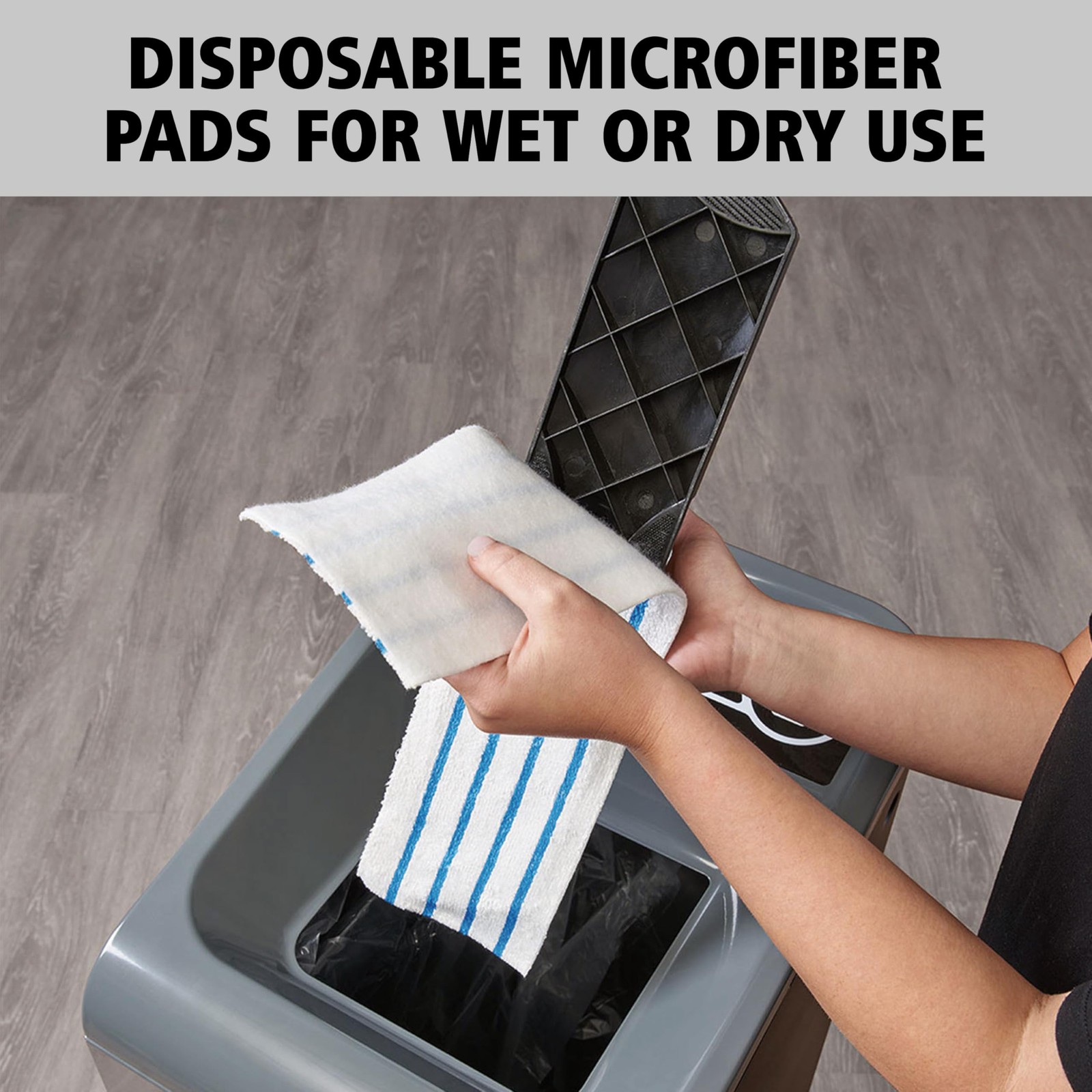 Rubbermaid Commercial Products Rubbermaid Hygen Disposable Microfiber Pad 18