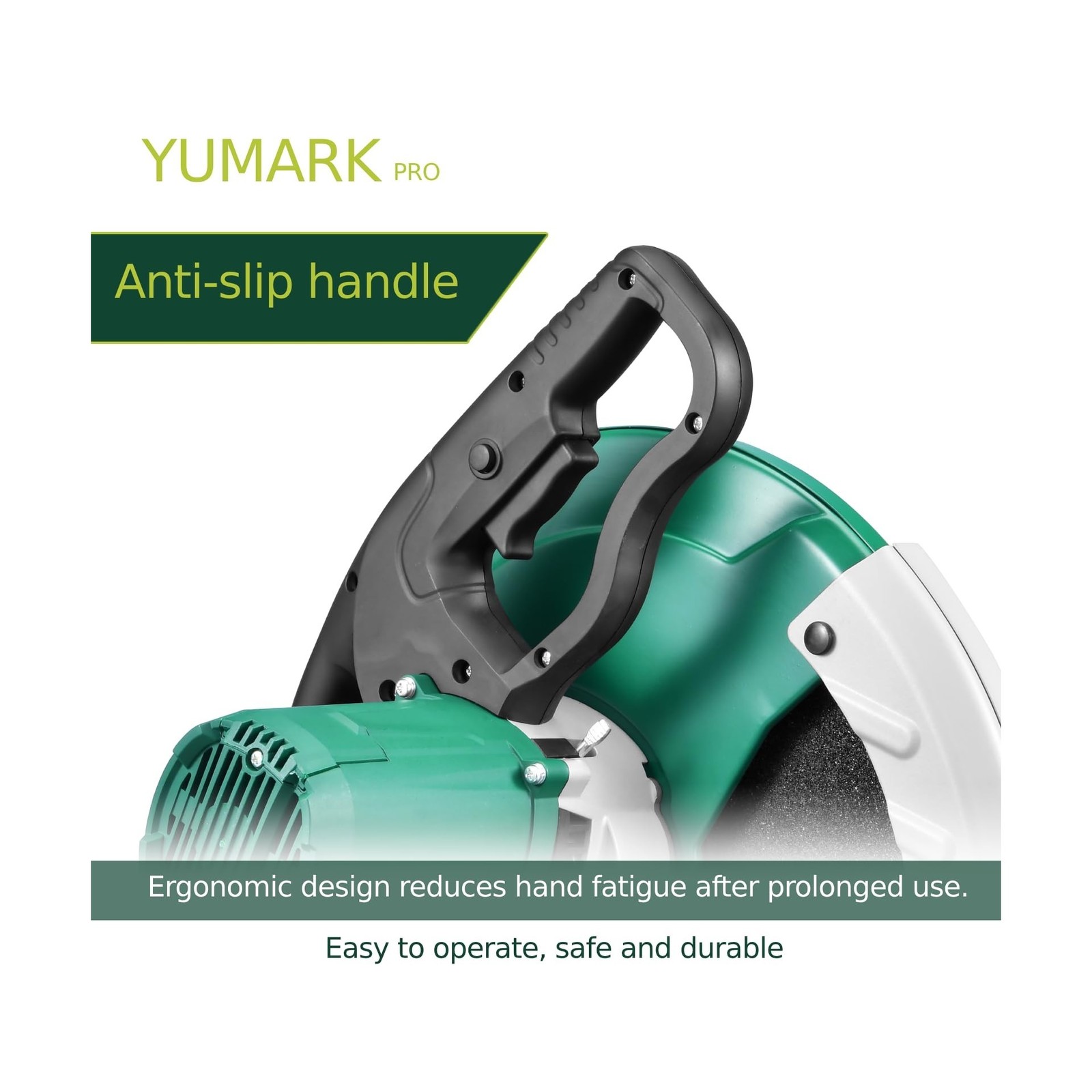 Abrasive Chop Saw, 2400W 3800RPM Steel Cutting Machine, 45° Adjustable Angl