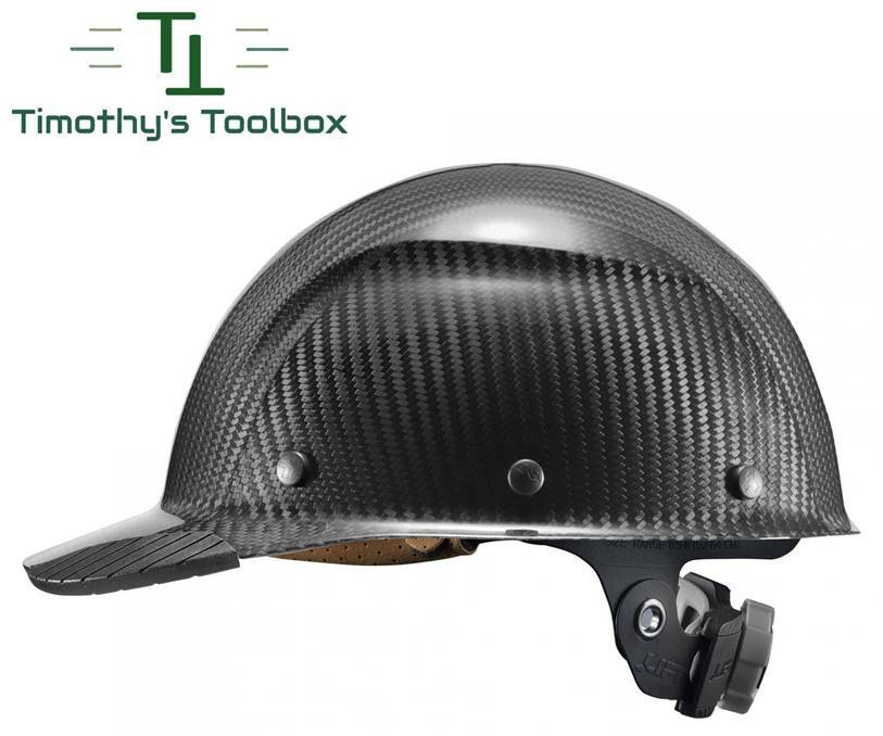 Lift Safety Dax Carbon Fiber Cap Hard Hat Gloss Black