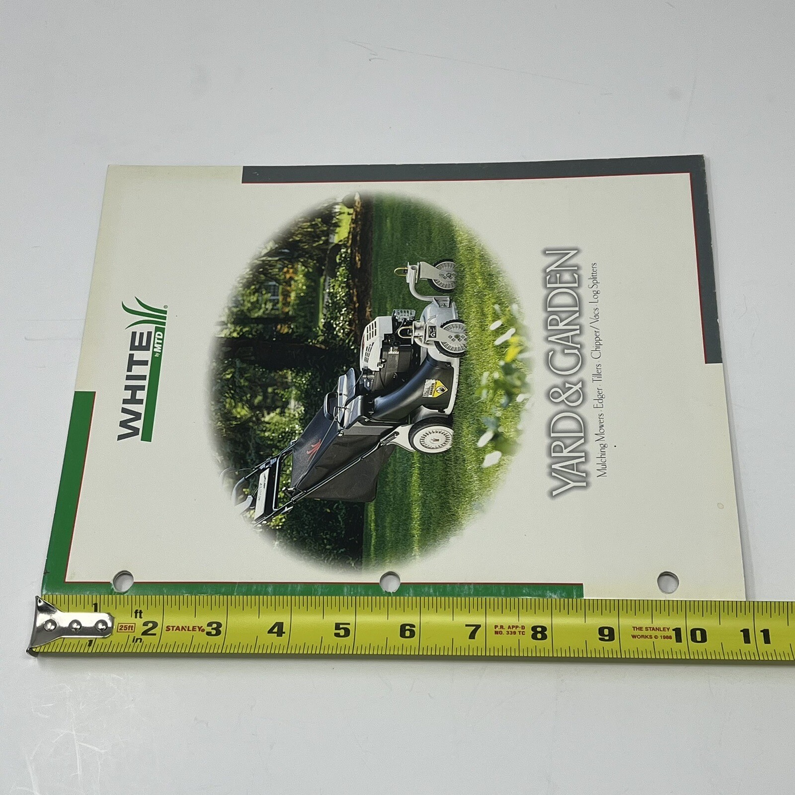 MTD White Yard Garden Mower Edger Tiller Vacs Outdoor Equipment Dealer Catalog