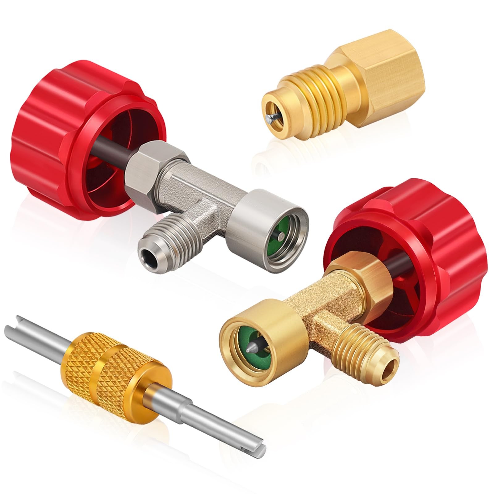 Boltigen R134A Can Tap Kit, Automotive R134A Self Sealing Can Tap, AC Puncture
