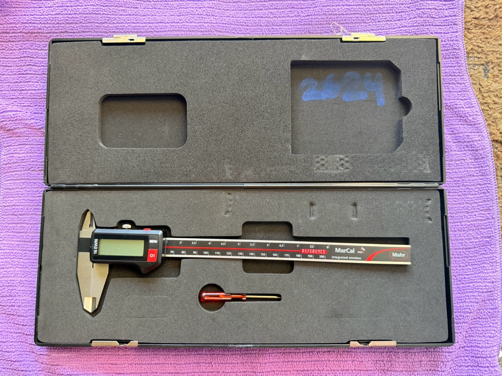 Mahr MarCal 16 EWRi Digital Callipers IP67 200mm MarConnect Depth Gauge 4103404