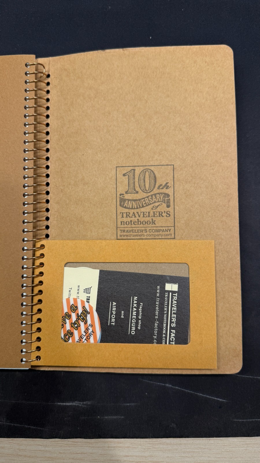 Traveler’s Company Traveler’s Notebook Hong Kong Caravan Spiral Notebook Copper