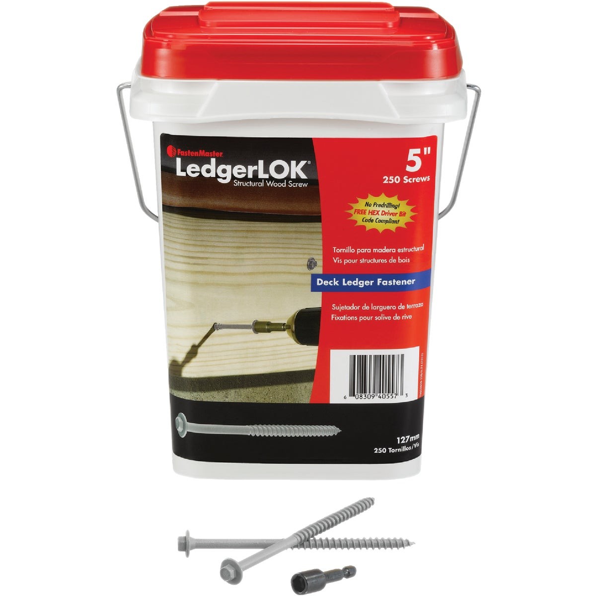Ledgerlok 250pc 5″ Ledgerlok FMLL005B-250 Fastenmaster Ledgerlok FMLL005B-250
