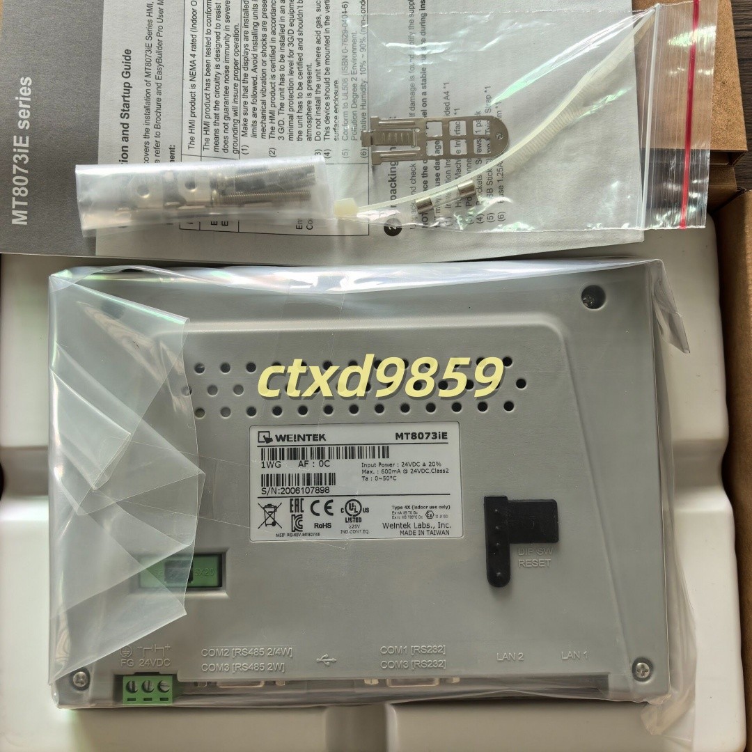 1pcs MT8073iE WEINTEK touchscreen NEW via DHL or FedEx