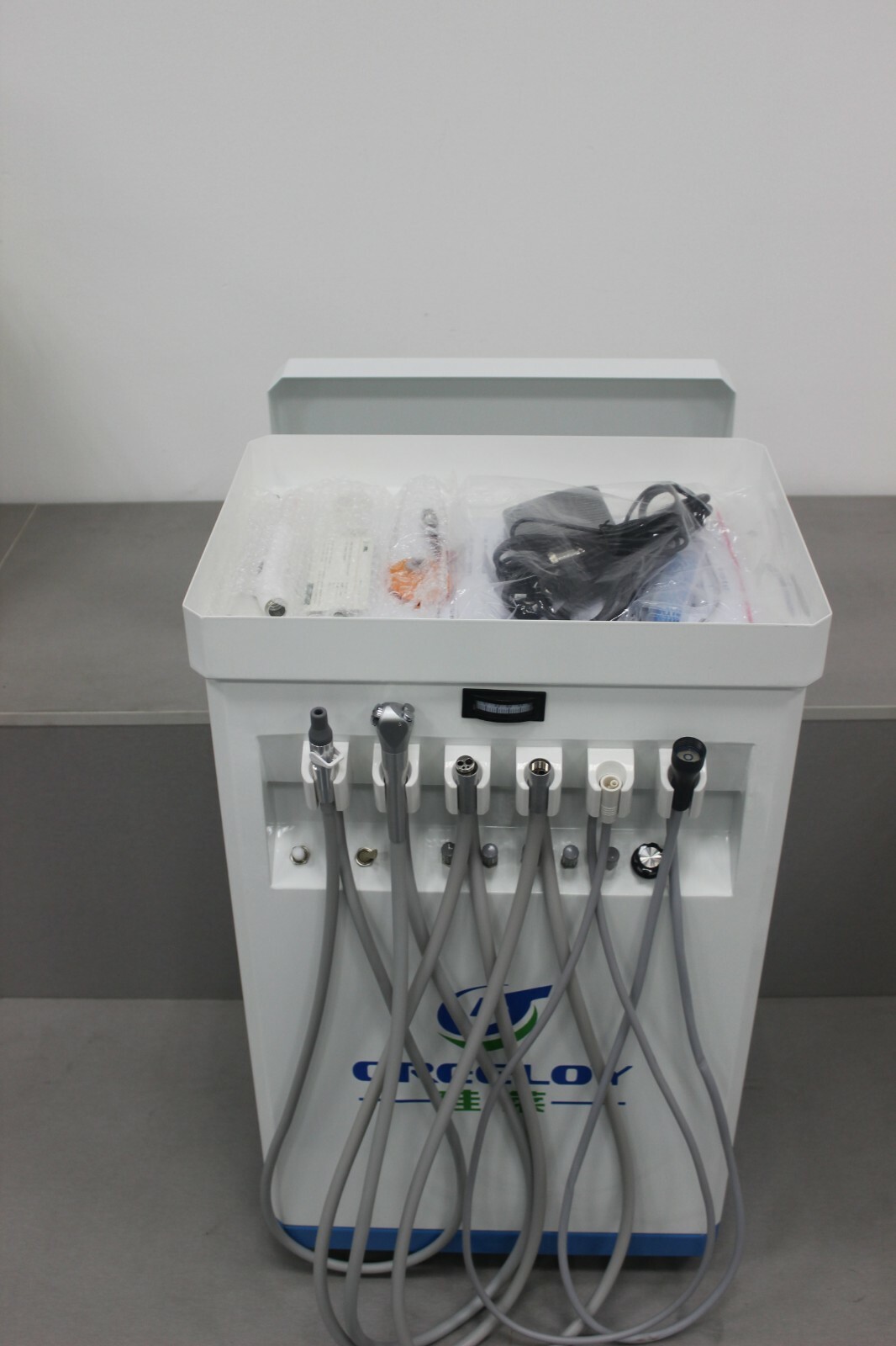 Portable Suction Unit Dental Portable Treatment Unit Mobile Cart GU-P209 4H US