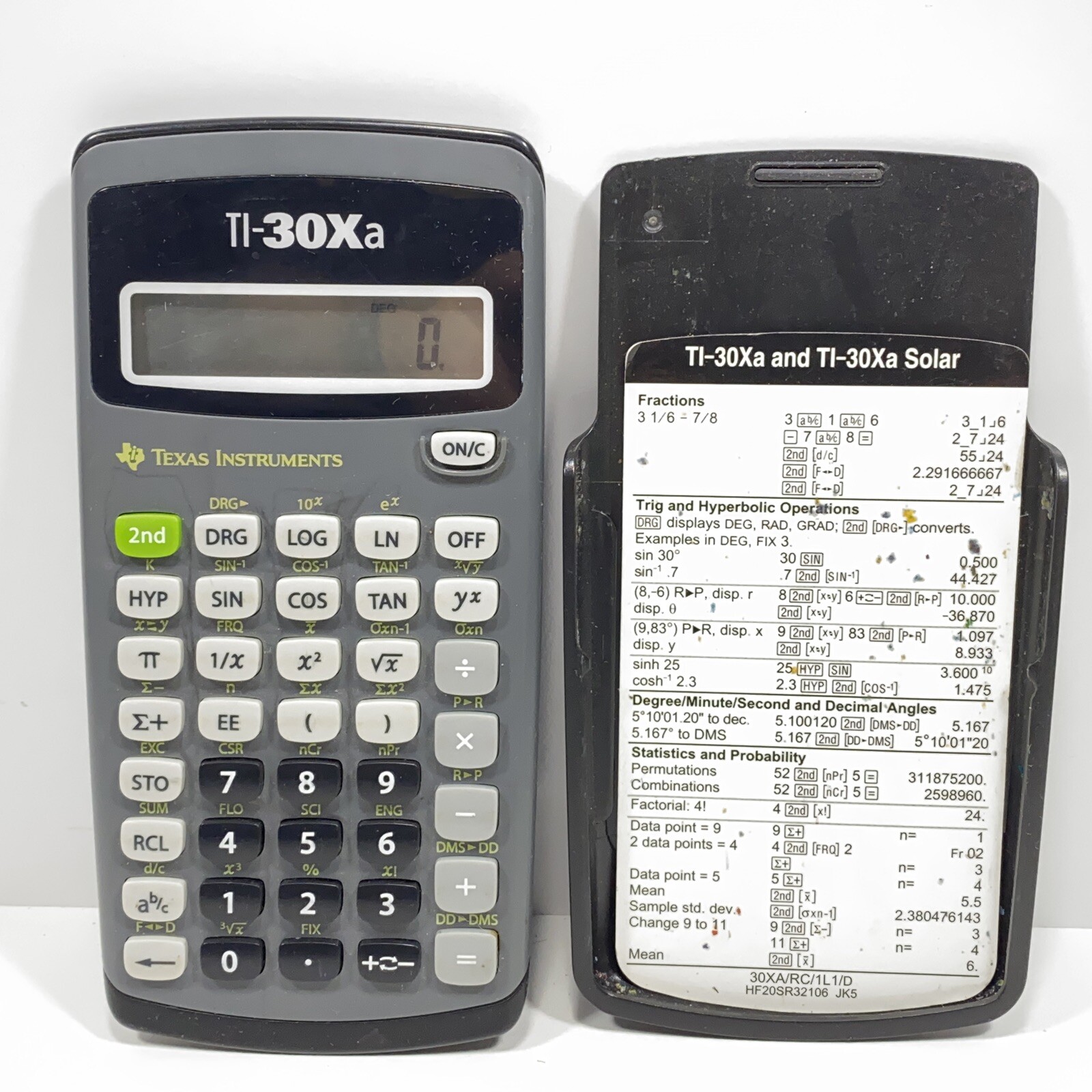 Texas Instruments TI-30Xa Scientific Calculator