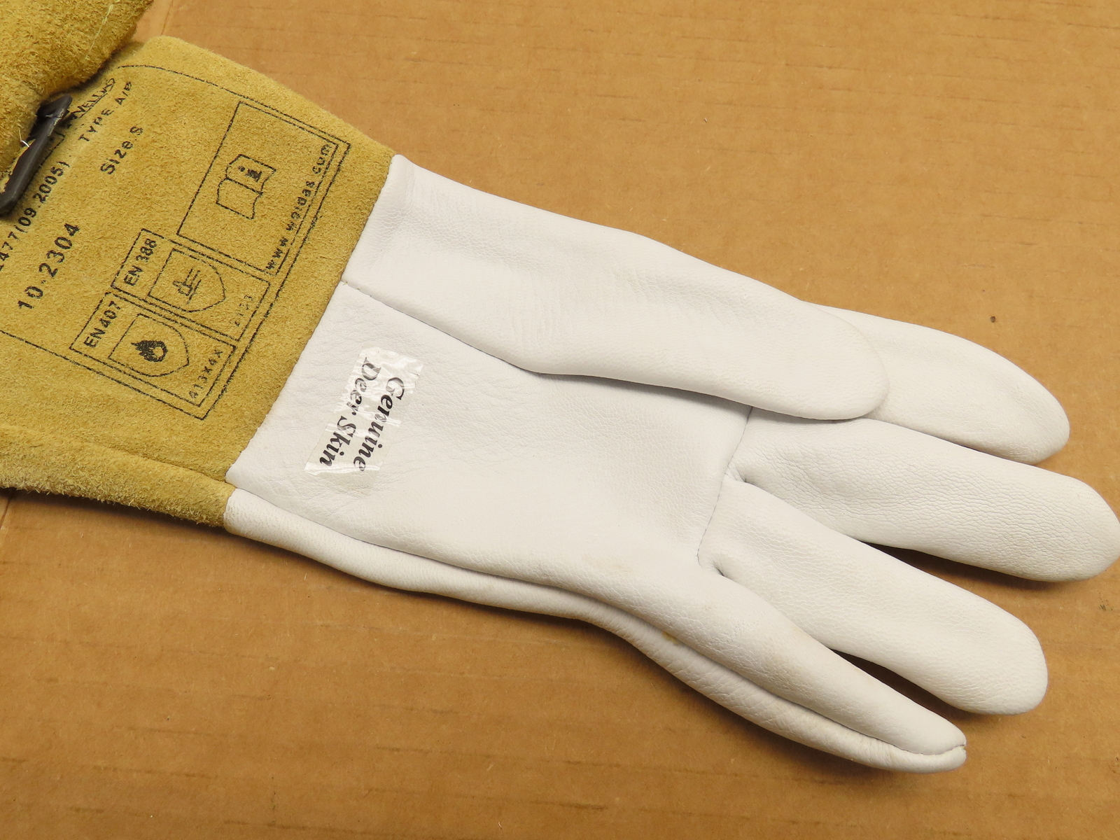 Weldas 10-2304 (2 Pair) DEERSOsoft TIG MIG Welding Gloves Made of Deerskin SMALL