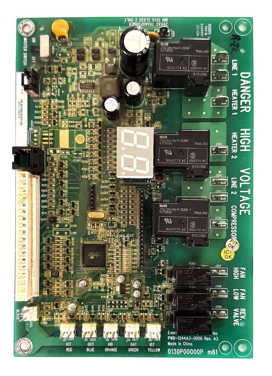 PWB-1244A4-0000 – AMANA – REV. A4 – GOODMAN -PTAC – Control Circuit Board