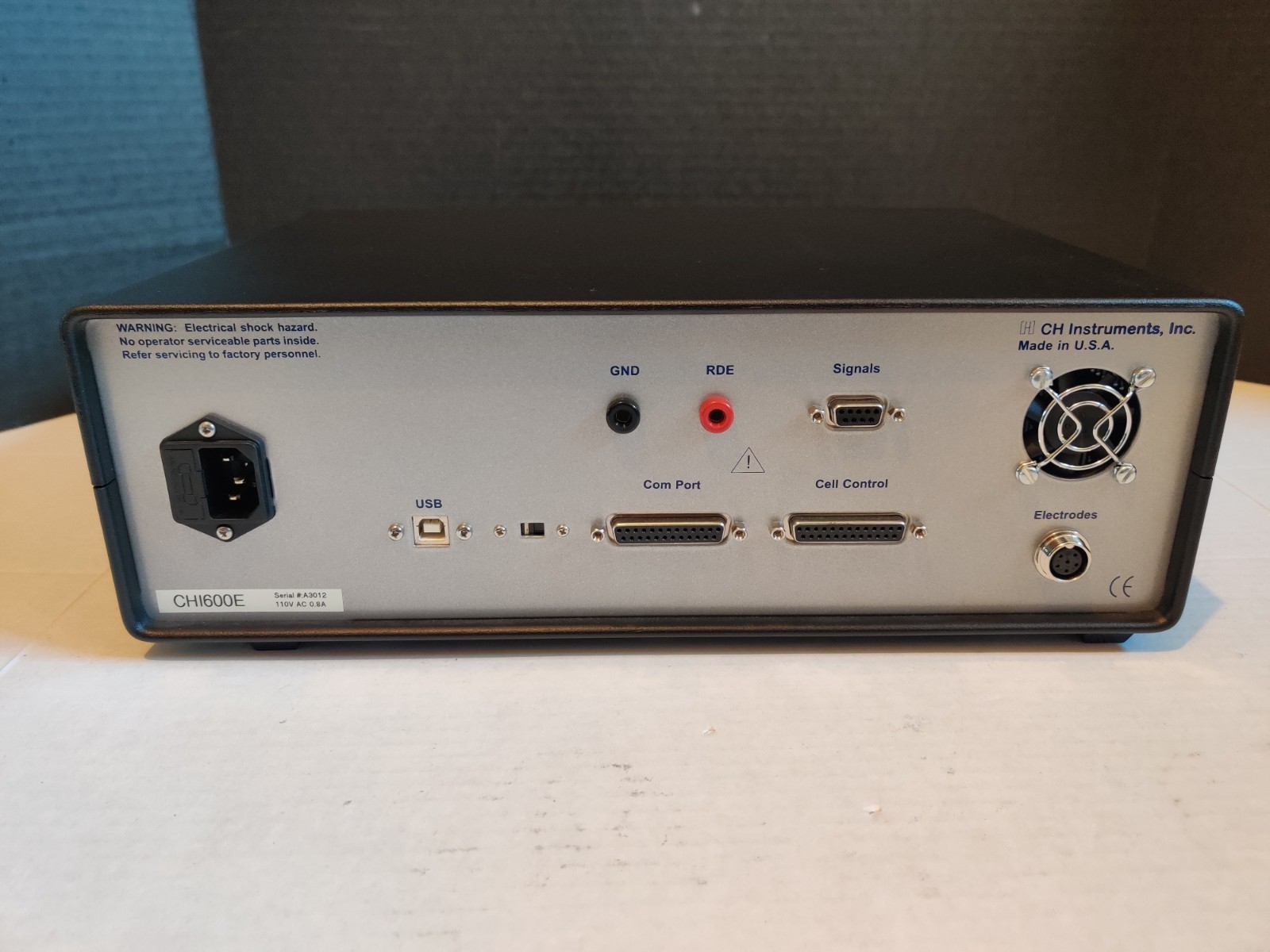 CH Instruments CHI600E Electrochemical Analyzer Potentiostat Galvanostat Lab