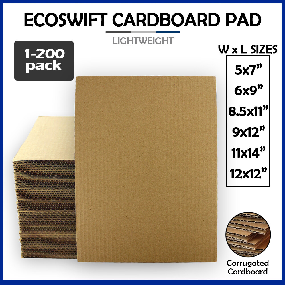 Corrugated Cardboard Pads Sheets Inserts for Shipping Scrapbook 23 ECT 1/8″ more