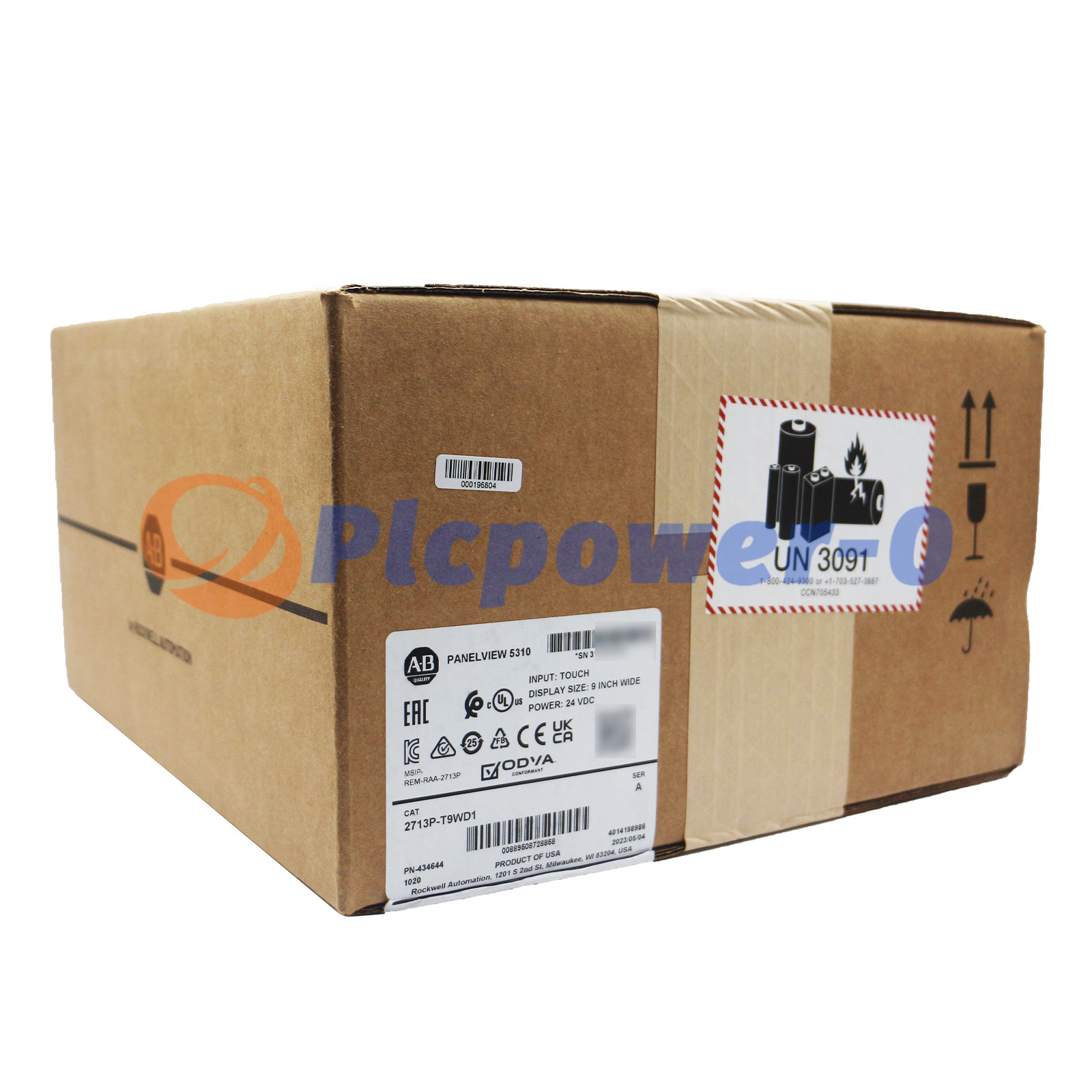 NEW ALLEN BRADLEY 2713P-T9WD1 PanelView 5310 TERMINAL 9″ Touch Screen OPENBOX