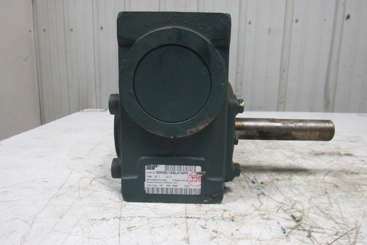 Dodge 23A20L14SL414FH 20:1 Ratio 1750RPM 2Hp Input 87.5RPM 5″ Shaft Gear Box