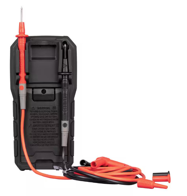 Commercial Electric 600V True RMS Auto Ranging Digital Multimeter W/ Temp