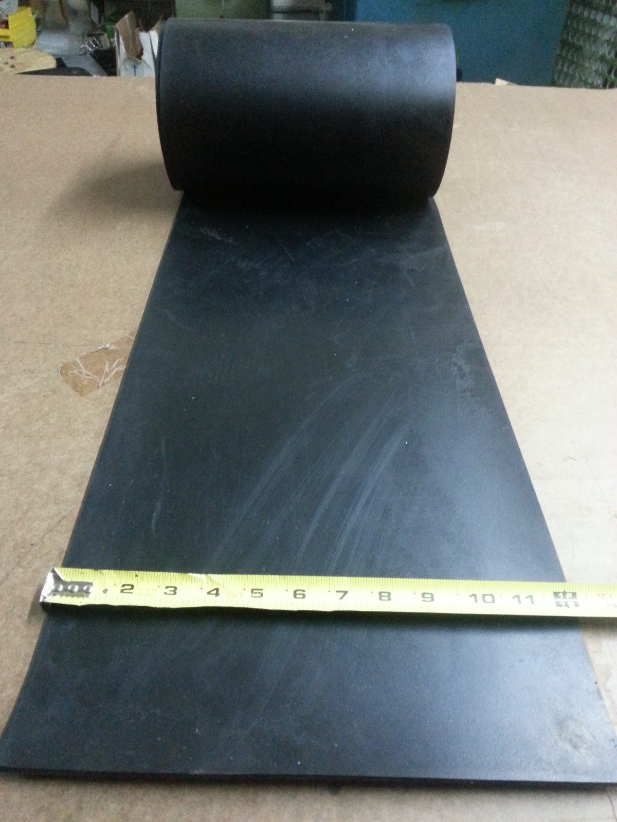 NEOPRENE RUBBER ROLL 1/4 THK X 12″ WIDE x 30 ft LONG 60 DURO +/-5