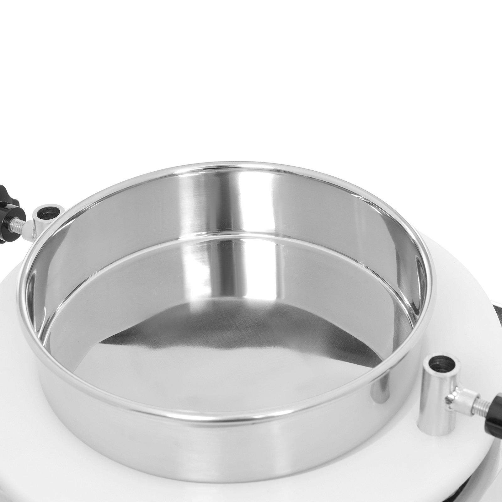 Electric Vibrating Sieve Shaker Sifter Machine w/ 200 Mesh Fit 75/100/200mm 110V