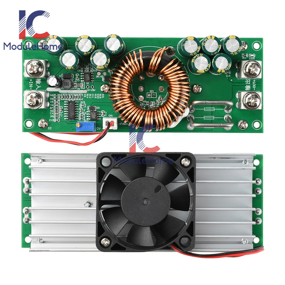 1200W 30A 1500W 50A Adjustable DC-DC Step-down Buck Power Supply Module
