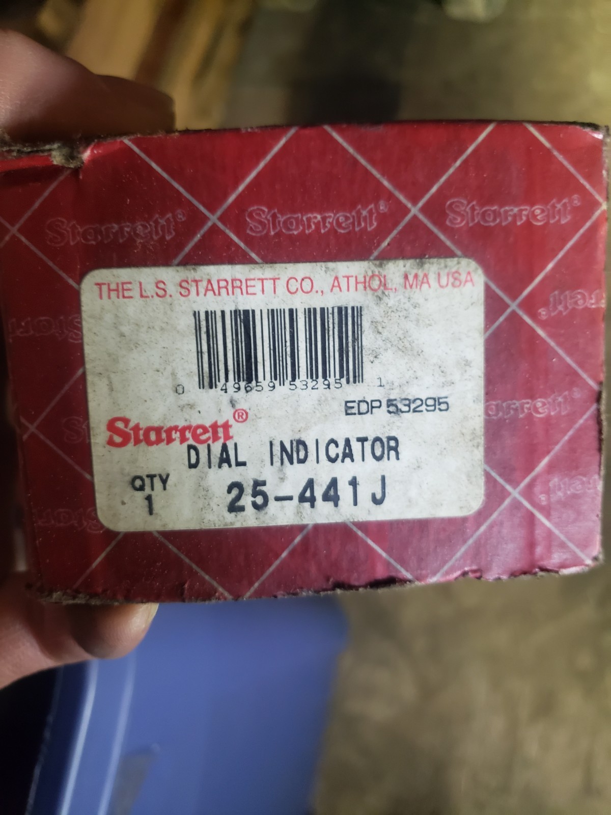 Starrett 657T Flex-O-Post Magnetic Base and 25-441J dial gauge