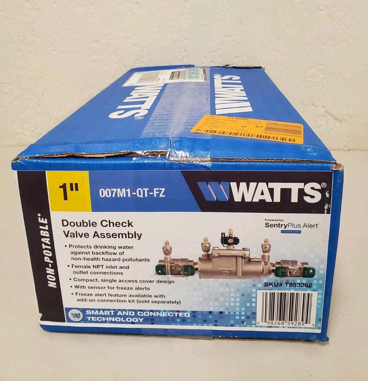 Watts 1 in. Bronze Double Check Valve Backflow Preventer Assembly (007M1-QT-FZ)