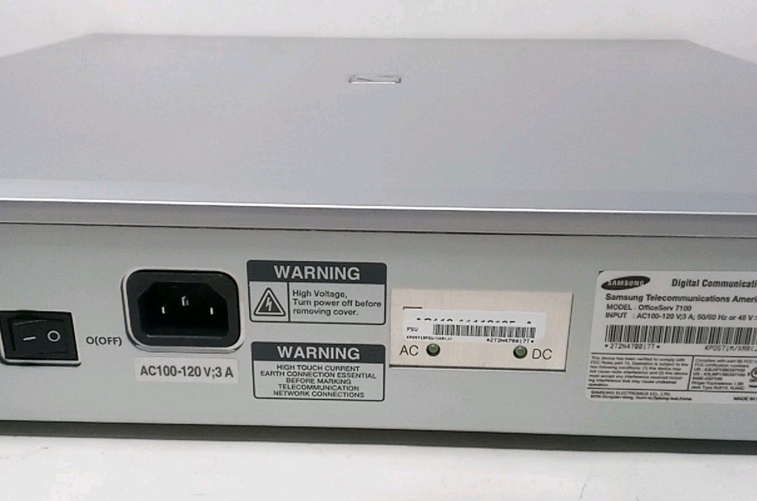 Samsung 7100 OfficeServ Complete Phone System w/ MP10a & UNI Modules *READ*