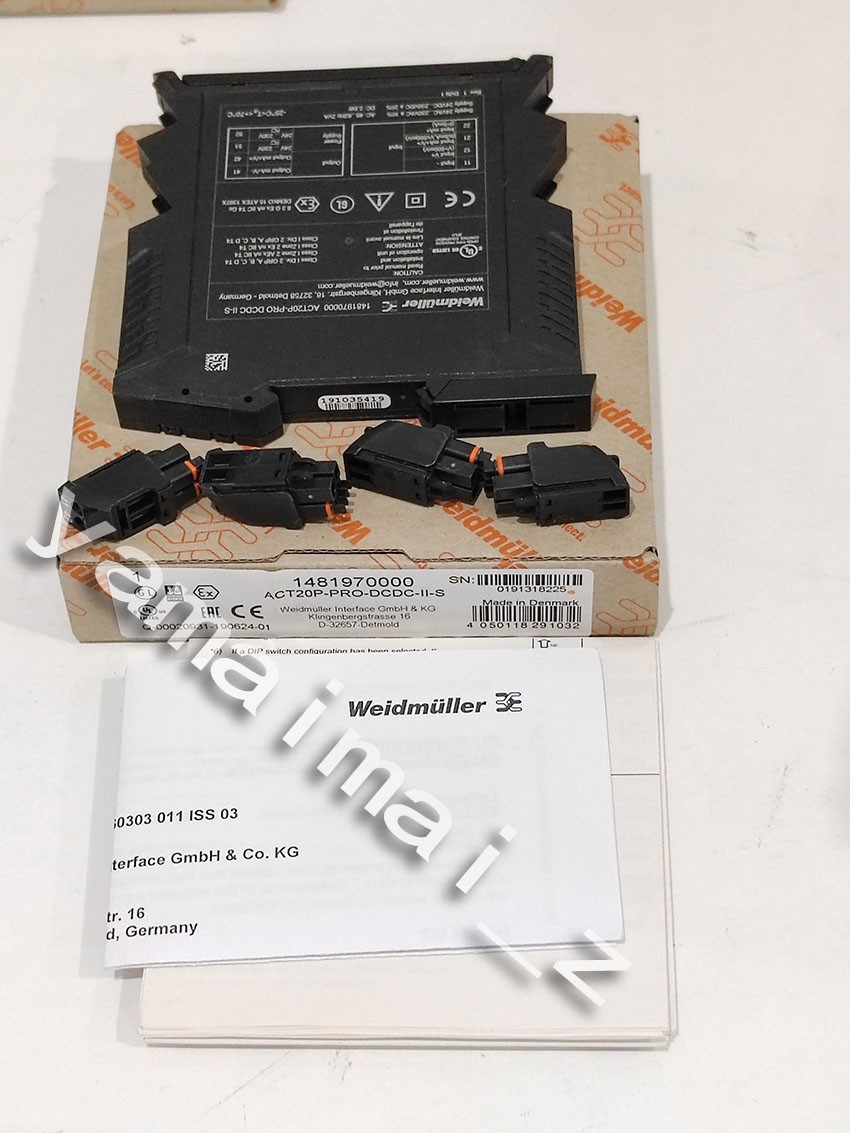 1481970000 ACT20P-PRO DCDC II-S NEW Weidmuller Isolator ACT20P-PRO DCDC II-S