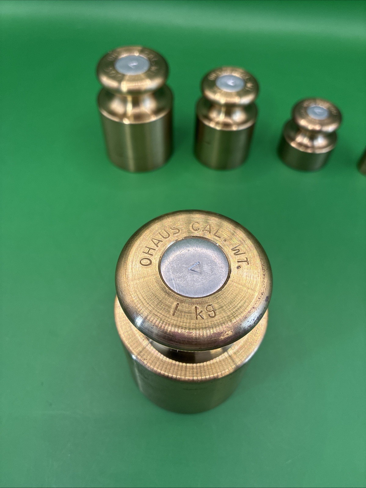 QHAUS ELECTRONIC BALANCE CALIBRATION WEIGHT SET of 5. 30 GRAM 150G 300G 500G 1KG