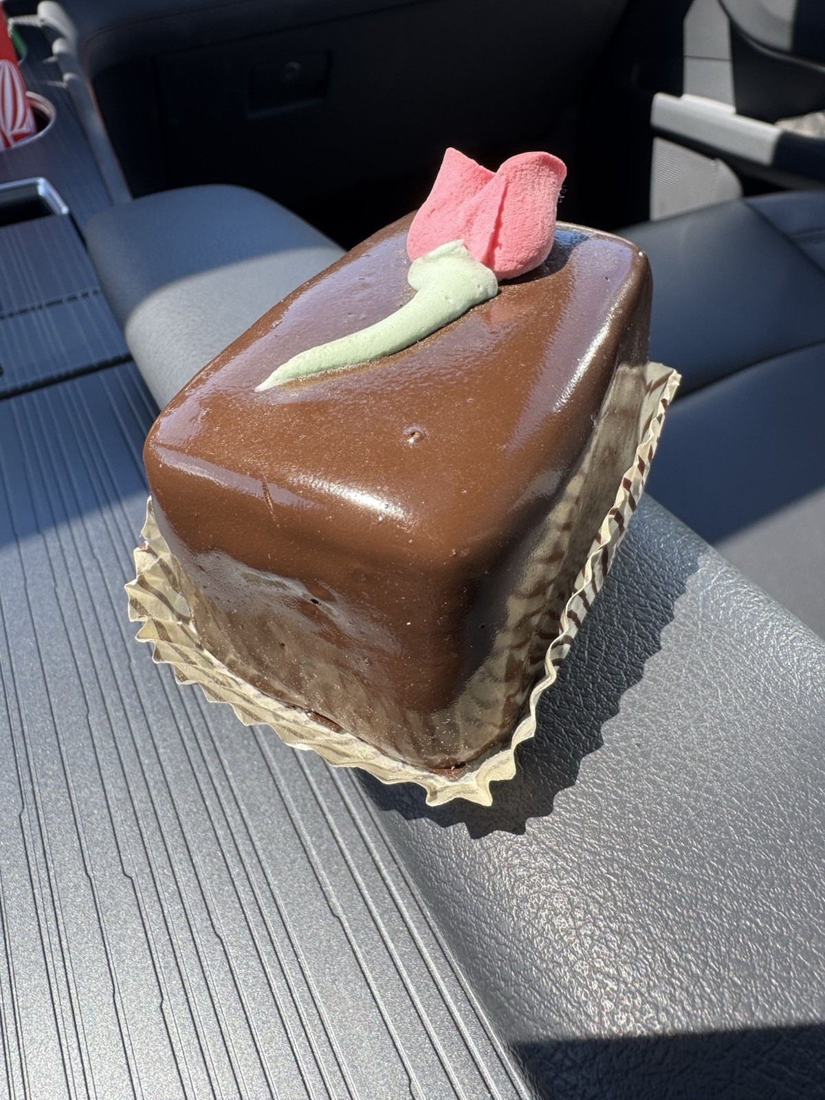Vintage Handcrafted Papier Mache Faux Chocolate Petit Four Bakery Display Decor