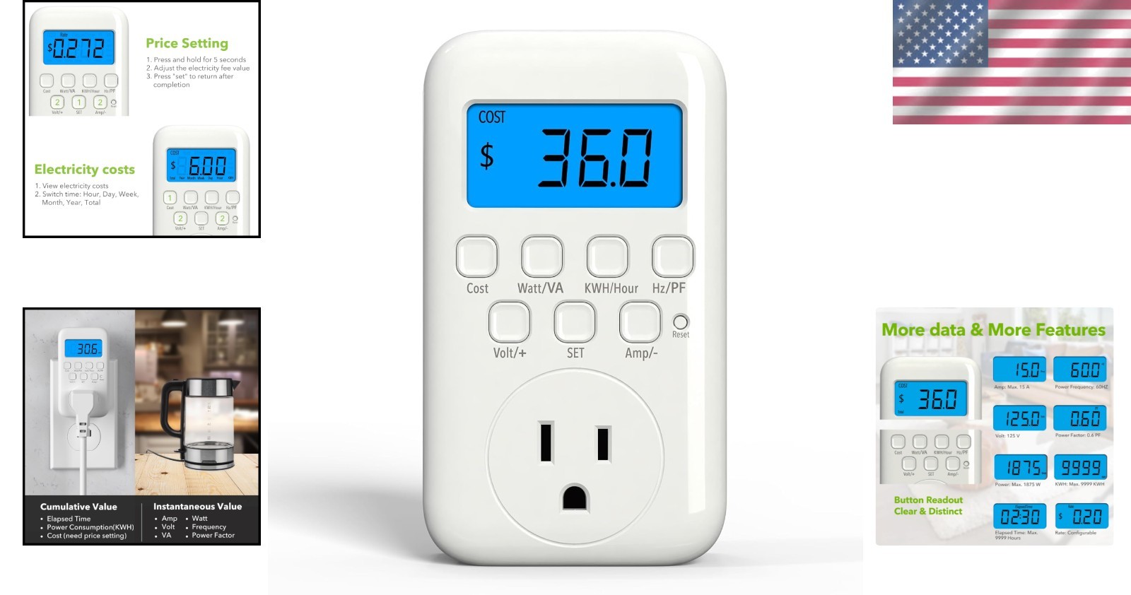 Energy Saving Device Stopwatt Electricity Saving Box Stabilize Voltage Device-US