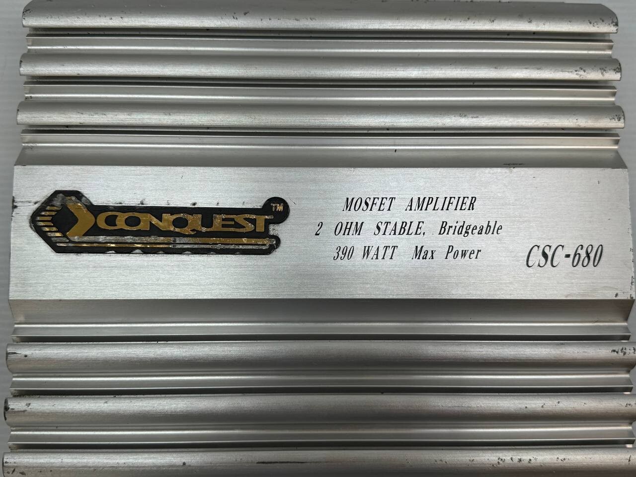 CONQUEST CSC-680 MOSFET AMPLIFIER 390 WATT